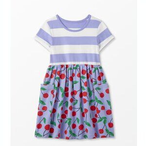 Hanna Andersson Girls Mixie Dress in Cherry Cheer 6/7